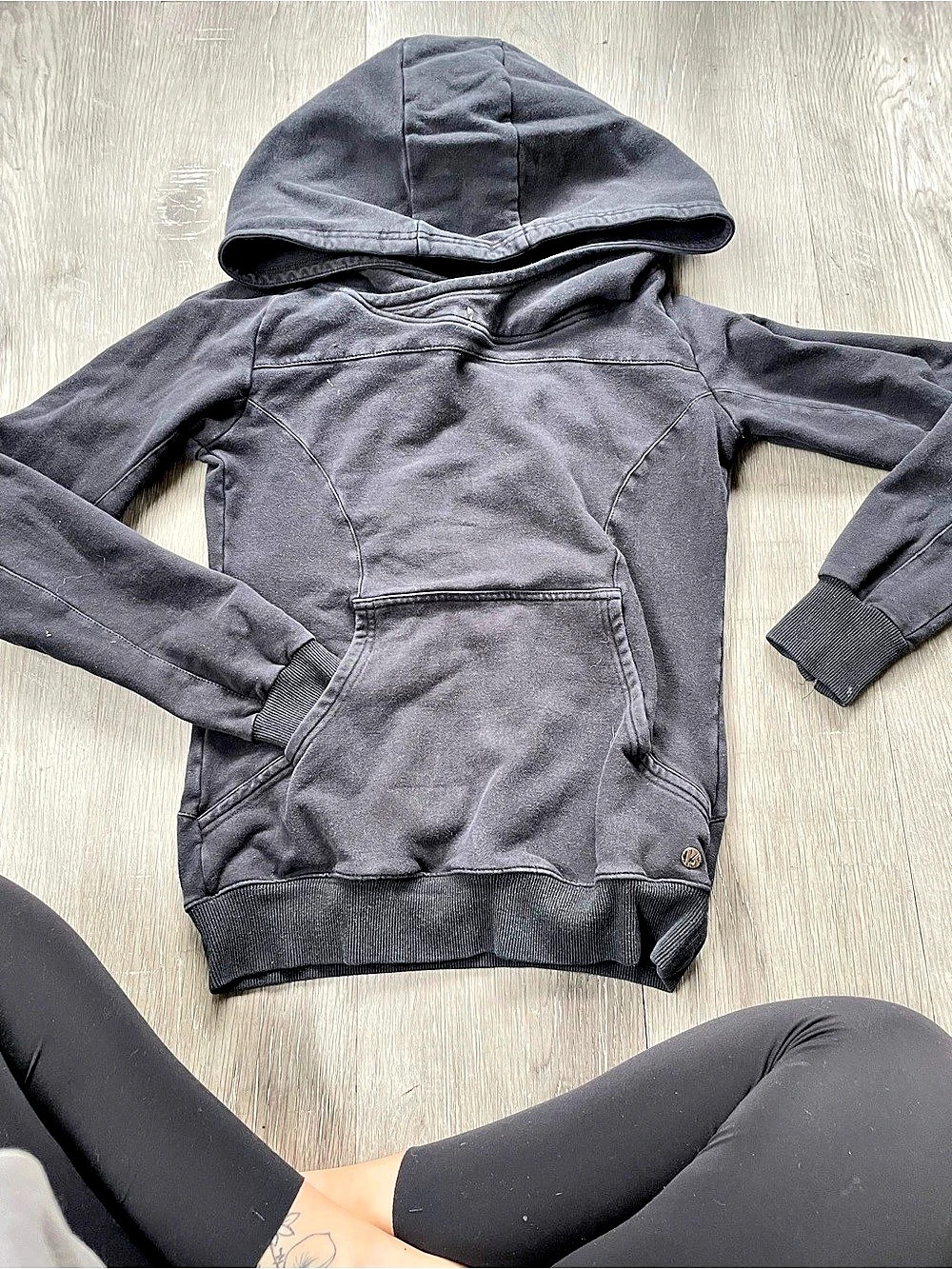 Buff Bunny Black Hoodie Size Small